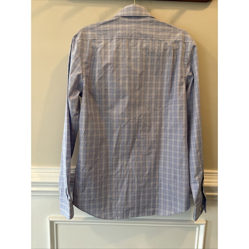 Todd Snyder Button up 15 34/35 Blue Checkered - Picture 5 of 5